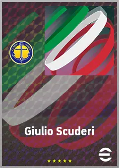 Giulio Scuderi eFootball 2026 player card, 64 OVR LB