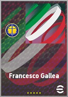 Francesco Gallea eFootball 2026 player card, 64 OVR CB
