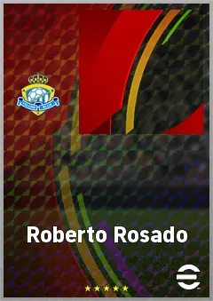 Roberto Rosado eFootball 2026 player card, 62 OVR LB