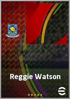 Reggie Watson eFootball 2026 player card, 62 OVR DMF
