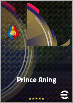 Prince Aning eFootball 2026 player card, 65 OVR LB