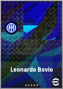 Leonardo Bovio eFootball 2026 player card, 65 OVR CB