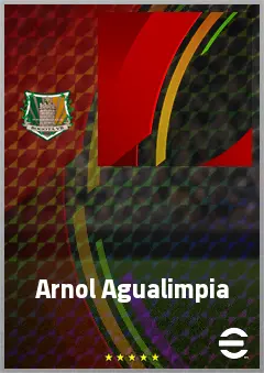 Arnol Agualimpia eFootball 2026 player card, 63 OVR CB