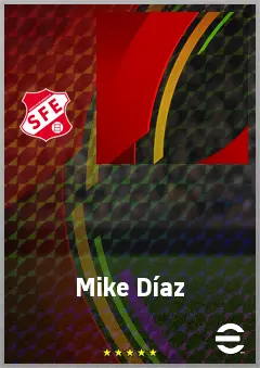Mike Díaz eFootball 2026 player card, 62 OVR CF