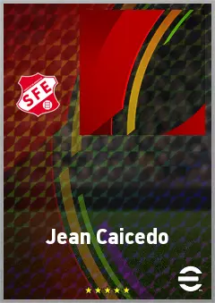 Jean Caicedo eFootball 2026 player card, 63 OVR CB