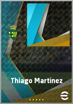 Thiago Martínez eFootball 2026 player card, 64 OVR DMF