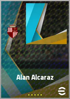 Alan Alcaraz eFootball 2026 player card, 61 OVR CF
