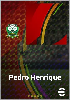 Pedro Henrique eFootball 2026 player card, 68 OVR RWF