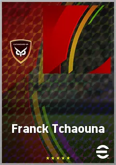 Franck Tchaouna eFootball 2026 player card, 63 OVR CF