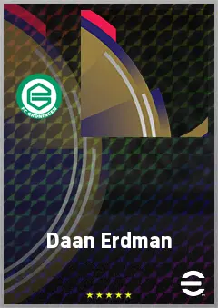 Daan Erdman eFootball 2026 player card, 60 OVR GK
