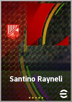 Santino Rayneli eFootball 2026 player card, 63 OVR DMF