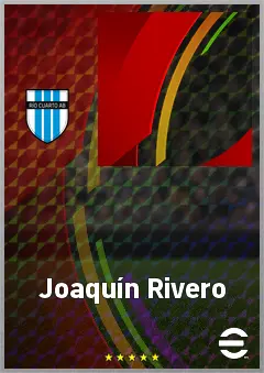 Joaquín Rivero eFootball 2026 player card, 62 OVR SS