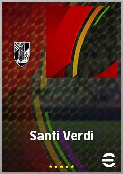 Santi Verdi eFootball 2026 player card, 64 OVR CMF