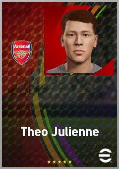 Theo Julienne eFootball 2026 player card, 63 OVR CMF