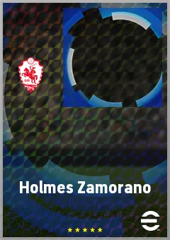 Holmes Zamorano eFootball 2026 player card, 60 OVR DMF