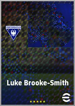 Luke Brooke-Smith eFootball 2026 player card, 65 OVR LWF