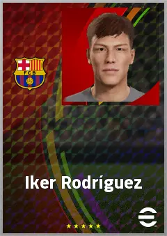 Iker Rodríguez eFootball 2026 player card, 61 OVR GK