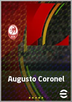 Augusto Coronel eFootball 2026 player card, 63 OVR CMF