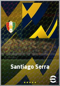 Santiago Serra eFootball 2026 player card, 60 OVR CMF