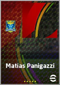 Matías Panigazzi eFootball 2026 player card, 61 OVR CMF