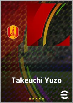 Takeuchi Yuzo eFootball 2026 player card, 61 OVR CB