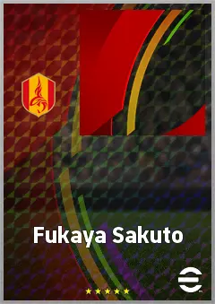 Fukaya Sakuto eFootball 2026 player card, 59 OVR CMF