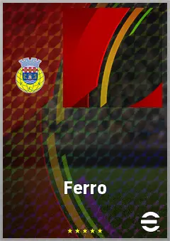 Ferro eFootball 2026 player card, 62 OVR CB