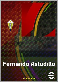 Fernando Astudillo eFootball 2026 player card, 61 OVR LB