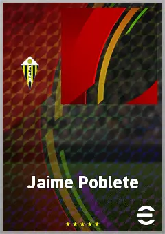Jaime Poblete eFootball 2026 player card, 63 OVR CB