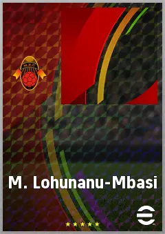 M. Lohunanu-Mbasi eFootball 2026 player card, 65 OVR CF