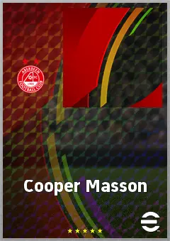 Cooper Masson eFootball 2026 player card, 59 OVR CMF