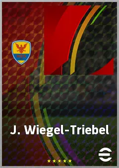 J. Wiegel-Triebel eFootball 2026 player card, 64 OVR GK