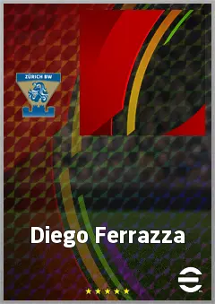 Diego Ferrazza eFootball 2026 player card, 62 OVR CF