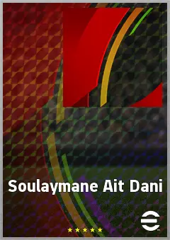 Soulaymane Ait Dani eFootball 2026 player card, 64 OVR CF
