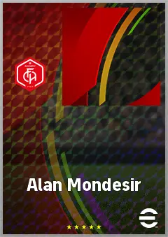 Alan Mondesir eFootball 2026 player card, 60 OVR LWF