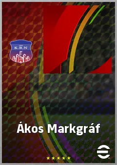 Ákos Markgráf eFootball 2026 player card, 67 OVR LB