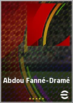 Abdou Fanné-Dramé eFootball 2026 player card, 64 OVR RB