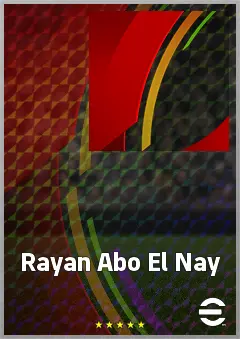 Rayan Abo El Nay eFootball 2026 player card, 61 OVR CMF