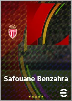 Safouane Benzahra eFootball 2026 player card, 60 OVR CMF