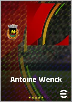 Antoine Wenck eFootball 2026 player card, 64 OVR CMF