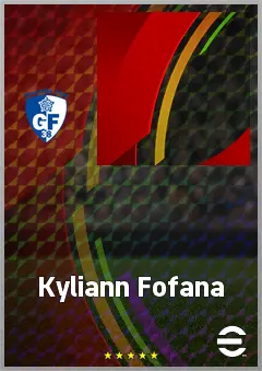 Kyliann Fofana eFootball 2026 player card, 62 OVR CF