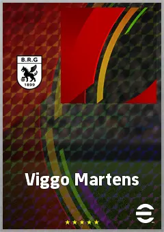 Viggo Martens eFootball 2026 player card, 60 OVR CMF
