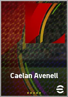 Caelan Avenell eFootball 2026 player card, 63 OVR CB
