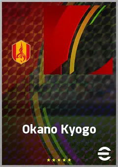 Okano Kyogo eFootball 2026 player card, 61 OVR GK