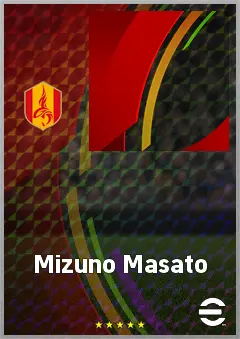Mizuno Masato eFootball 2026 player card, 60 OVR RMF