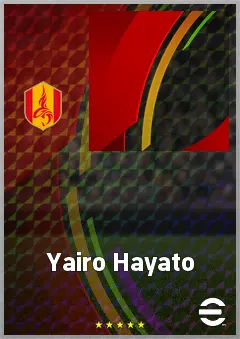 Yairo Hayato eFootball 2026 player card, 61 OVR CF