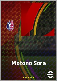 Motono Sora eFootball 2026 player card, 60 OVR CF