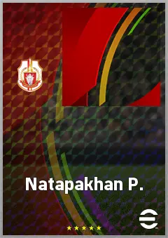 Natapakhan P. eFootball 2026 player card, 54 OVR CMF