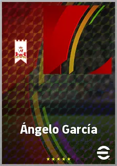 Ángelo García eFootball 2026 player card, 61 OVR LB