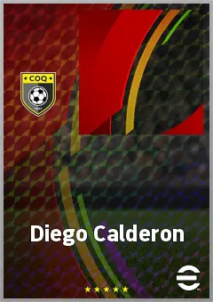 Diego Calderon eFootball 2026 player card, 60 OVR CF